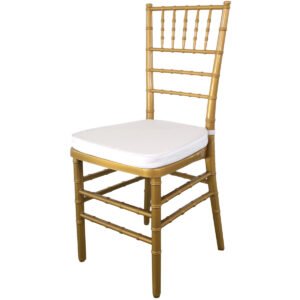 Silla Chiavari Dorada Con Cojin